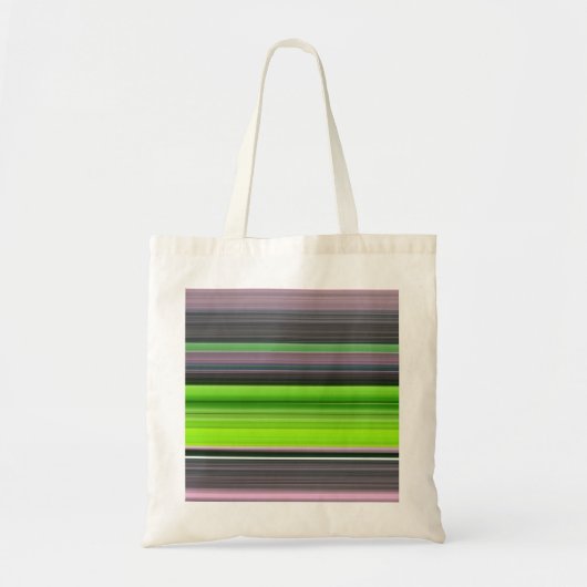 Tote Bag Abstract #1: Lime and grey (Devant)