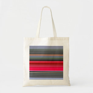Tote Bag Abstract #1: Red and Grey