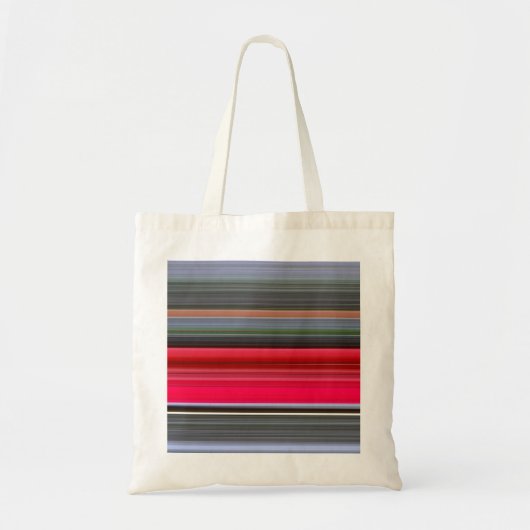 Tote Bag Abstract #1: Red and Grey (Devant)