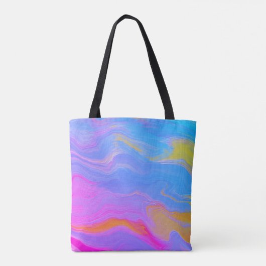Tote Bag Abstract Acrylic Flow (Dos)