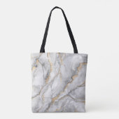 Tote Bag abstract background, creative texture of white mar (Dos)