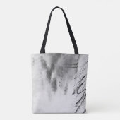 Tote Bag Abstract Black and White Light Trails Long Exposur (Dos)