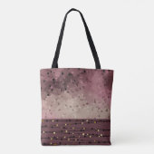 Tote Bag Abstract, brown, rose, rose (Dos)
