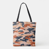 Tote Bag Abstract camouflage pattern. Seamless vintage wall (Dos)