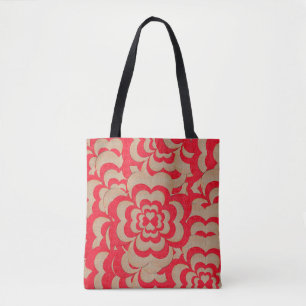 Tote Bag Abstract design of hearts. Valentines day backgrou
