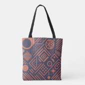Tote Bag Abstract design with geometric shapes (Dos)