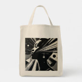 Tote Bag Abstract Ebony (Dos)