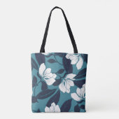 Tote Bag Abstract elegance pattern with floral background.  (Dos)