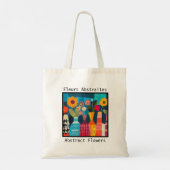 Tote Bag Abstract Flowers women's (Dos)