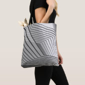 Tote Bag Abstract futuristic architecture background 3d ill (De près)