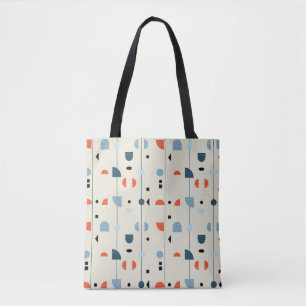 Tote Bag Abstract geometric seamless pattern inspired by mi