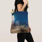 Tote Bag Abstract Intentional Camera Movement Night Light T (De près)