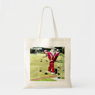 Tote Bag Abstract Lawn Bowls Oil Paint,
