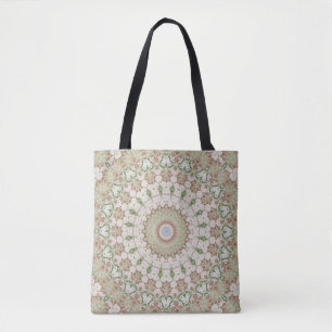 Tote Bag Abstract modern mosaic kaleidoscopic