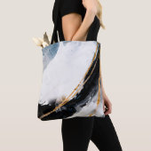 Tote Bag Abstract oil texture background. Paint on canvas.  (De près)