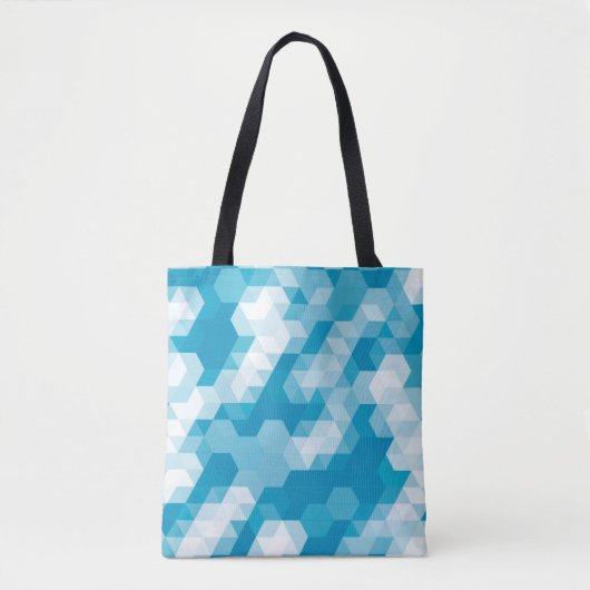 Tote Bag Abstract pattern of geometric shapes backgroundabs (Devant)