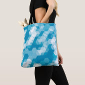 Tote Bag Abstract pattern of geometric shapes backgroundabs (De près)