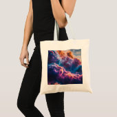 Tote Bag Abstract Space Nebula Art - Colorful Cosmic (Devant (produit))