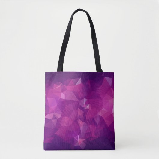 Tote Bag Abstract triangle violet texture backgroundbackgro (Devant)
