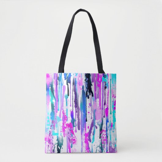 Tote Bag Abstract Watercolor (Devant)