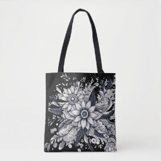 Tote Bag abstract women face