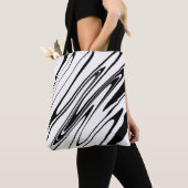 Tote Bag Abstract Zebra (De près)