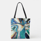 Tote Bag Abstraction avec l'esprit géométrique (Dos)