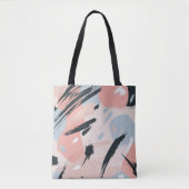 Tote Bag abstraction pastel (Devant)