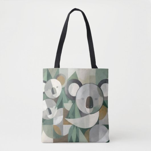 Tote Bag Abstrait (Devant)