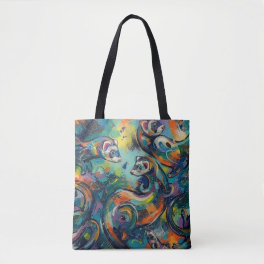 Tote Bag Abstrait (Devant)