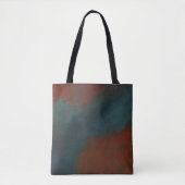 Tote Bag Abstrait 1 : rouges et bleus (Devant)