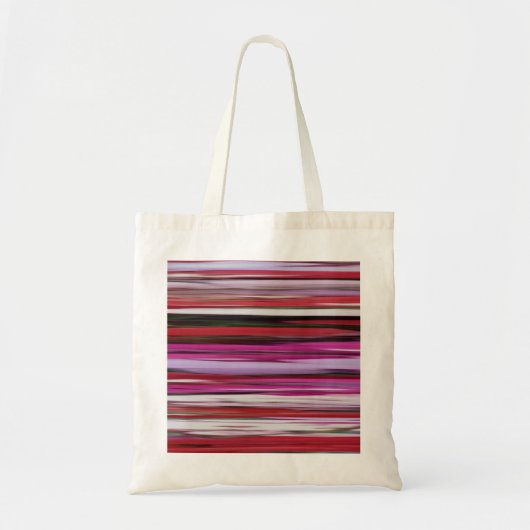 Tote Bag Abstrait #2 : Flou rouge (Devant)