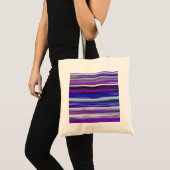 Tote Bag Abstrait #2 : Flou ultraviolet (Devant (produit))