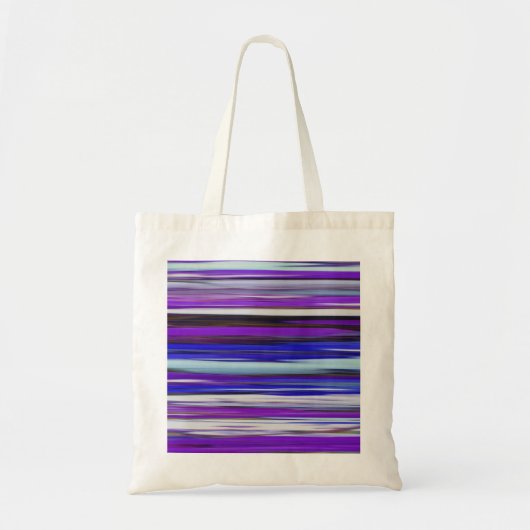 Tote Bag Abstrait #2 : Flou ultraviolet (Devant)