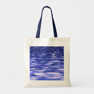 Tote Bag Abstrait #3 : Bleu shimmer