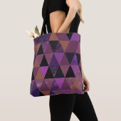 Tote Bag Abstrait #831 Purple Passion (De près)