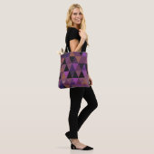 Tote Bag Abstrait #831 Purple Passion (Sur le modèle)