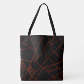Tote Bag Abstrait #948 Rouge (Devant)