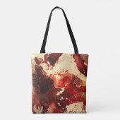 Tote Bag Abstrait arrière - plan en marbre. (Dos)
