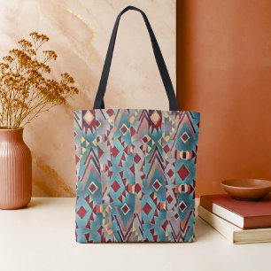 Tote Bag Abstrait Boho Aztèque