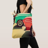 Tote Bag Abstrait brosse Floral sans couture Patternabstra (De près)