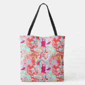 Tote Bag Abstrait coloré (Dos)