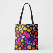 Tote Bag Abstrait Coloré (Devant)