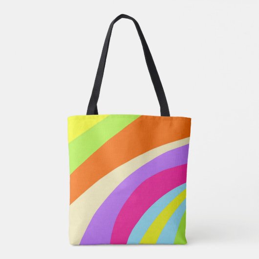 Tote Bag Abstrait coloré (Dos)