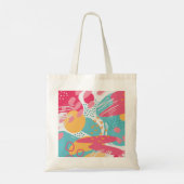 Tote Bag Abstrait coloré (Dos)