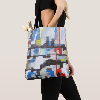 Tote Bag Abstrait coloré moderne