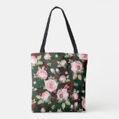 Tote Bag Abstrait continu joli motif tiré fleurir ou (Dos)