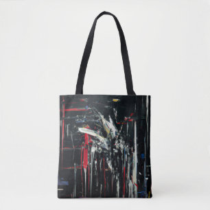 Tote Bag Abstrait dans les couleurs sombres