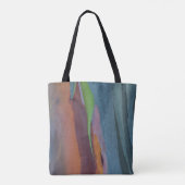 Tote Bag Abstrait D'Arbre À Gommes Arc-En-Ciel (Dos)