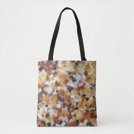 Tote Bag Abstrait d'huile d'automne (Devant)